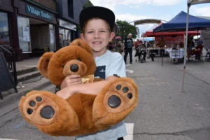 Teddy bear time at Grimsby Farmers’ Market