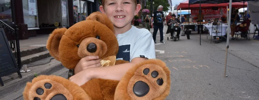 Teddy bear time at Grimsby Farmers’ Market